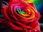 Rainbow Rose
