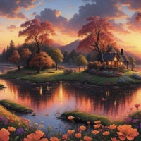 Secluded Home on the River