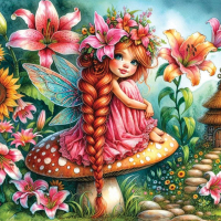 red headed toad stool