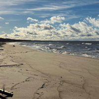 Beach in Latvia