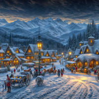 Christmas village