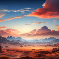 The stark of beauty desert scenic landscape