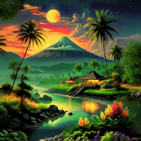 blue night in mexico