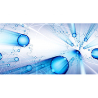 Bubbly Blue Abstract