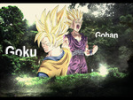 Goku and Gohan