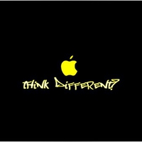 Think Different Apple - Yellow