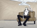 Sanji Having A Cigarette