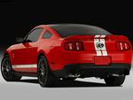 2011 Ford Mustang Shelby GT500 backside