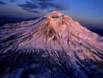 Aerial view of Mount Shasta