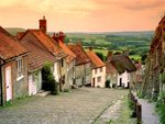 Gold Hill Cottages in England