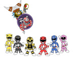cartoonyold school baby powerrangerscute