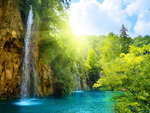 Waterfalls desktop wallpaper   Forest Falls . jpg