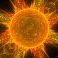 'Sun God' Fractal Art