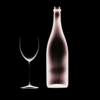 Wine & Glass Xray