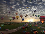 hot air balloons