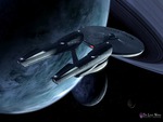Star Trek New 1701 Dorsal View