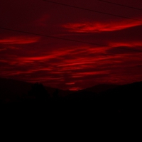 Amazing Red Sundown