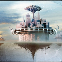 Floating steel cities