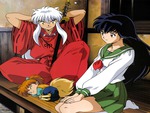 Inuyasha, kagome, and shippo