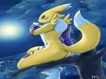 Renamon in the moonlight