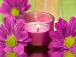 pink candle