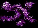 Purple Abstract Dragon