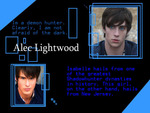 Alec Lightwood from The Mortal Instruments