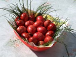 red eggs