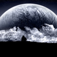 Dark Moon At Night   HD 1080p   Evil Moon