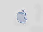 Glass Apple Logo