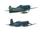 ww11 f6f hellcat f4u corsair