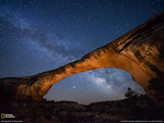 Owachomo Bridge at Night, Utah