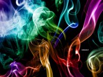 colorful smoke