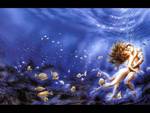 Mermaid undersea 