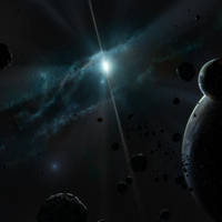 Sci-fi Distant Supernova