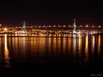 Glowing MacDonald Bridge