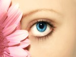 Beautiful Eye With Flower
