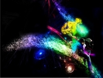 Street dancer neon wallpaper