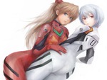 Evangelion Asuka Langley Rei Ayanami