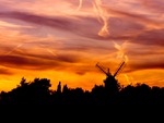 Windmill in Sunset