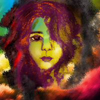 Pencil sketch with digital touch