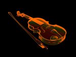 abstact violin