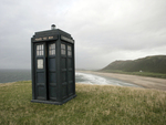 Tardis at Bad Wolf Bay