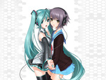 Cross Over Miku N Yuki Sony MDR-CD 900ST