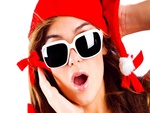 festival christmas sunglasses