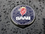 Saab hood badge
