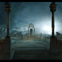 TERRACE IN THE NIGHT