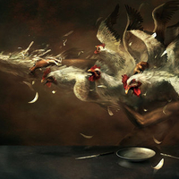 DINNER? YOU WANT DINNER? NOT US YOU WON`T!