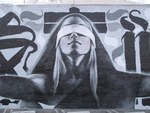Jutice Mural for Manifest Equality