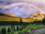 Rainbow Over Mount Dana, Yosemite National Park, California